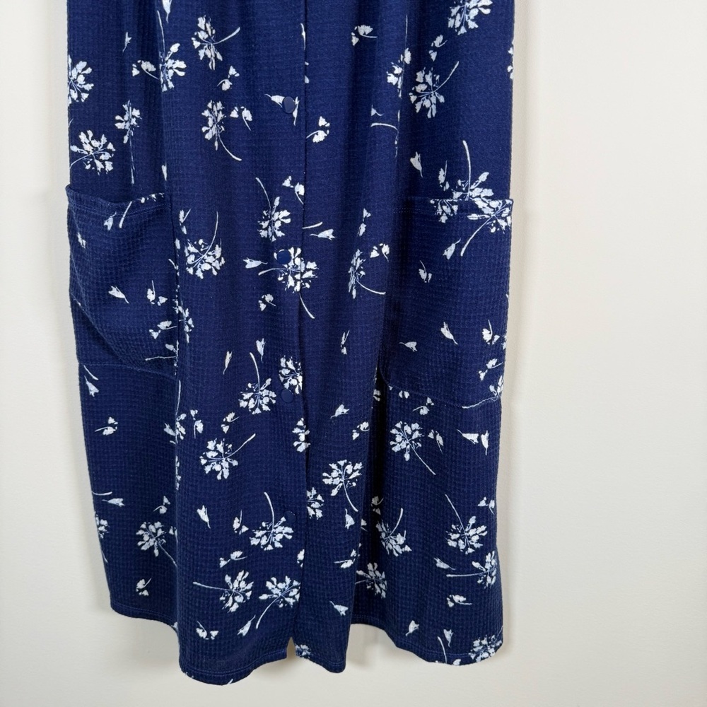 Adonna Sleepwear Bundle Set Lot Of 2 Plaid Floral Nightgown Pajama House Dresses - Picture 3 of 11